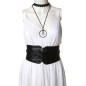 Collar con Pentagrama y Aro Collar con Pentagrama y Aro