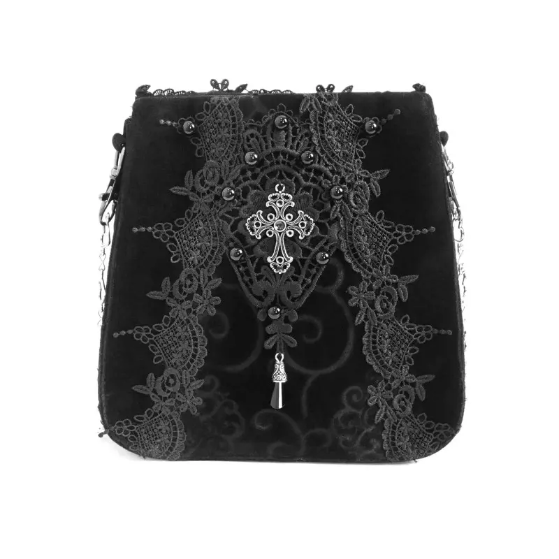 Bolsa Preta com Cruz da Marca Devil Fashion por 49,00 €