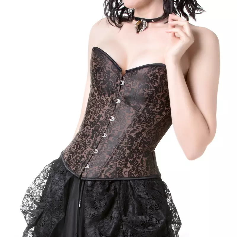 Corset Marron et Noir de la Marque Gloam à 29,00 €