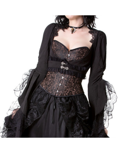 Corset Gótico Marrom