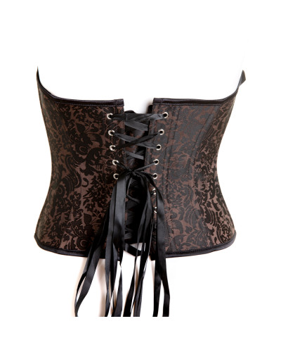Corset Gótico Marrom