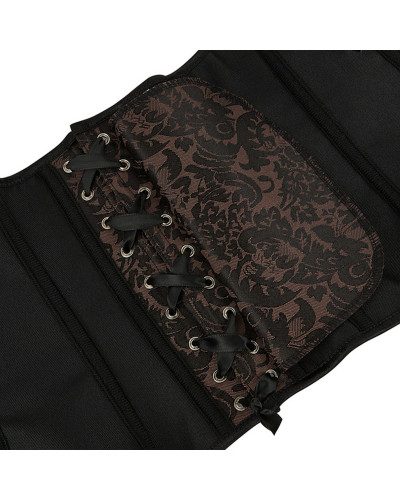 Corset Gótico Marrom