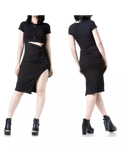 Asymmetrisches Schwarzes Kleid der Style-Marke für 15,00 €