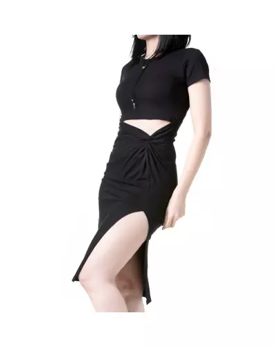 Asymmetrisches Schwarzes Kleid der Style-Marke für 15,00 €