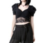 T-Shirt Courte avec Dentelle