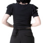 T-Shirt Courte avec Dentelle