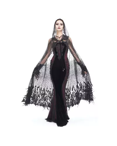 Cape with Feathers