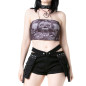 Crop Top con Calaveras