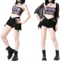 Crop Top con Calaveras