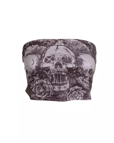 Crop Top with Skulls from Style Brand at €7.00