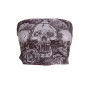 Crop Top con Calaveras