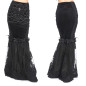 Black Skirt with Cross and Chains