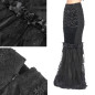 Black Skirt with Cross and Chains