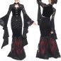 Falda Negra y Roja con Cruz y Cadenas Falda Negra y Roja con Cruz y Cadenas