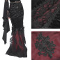 Black and Red Skirt with Cross and Chains Black and Red Skirt with Cross and Chains