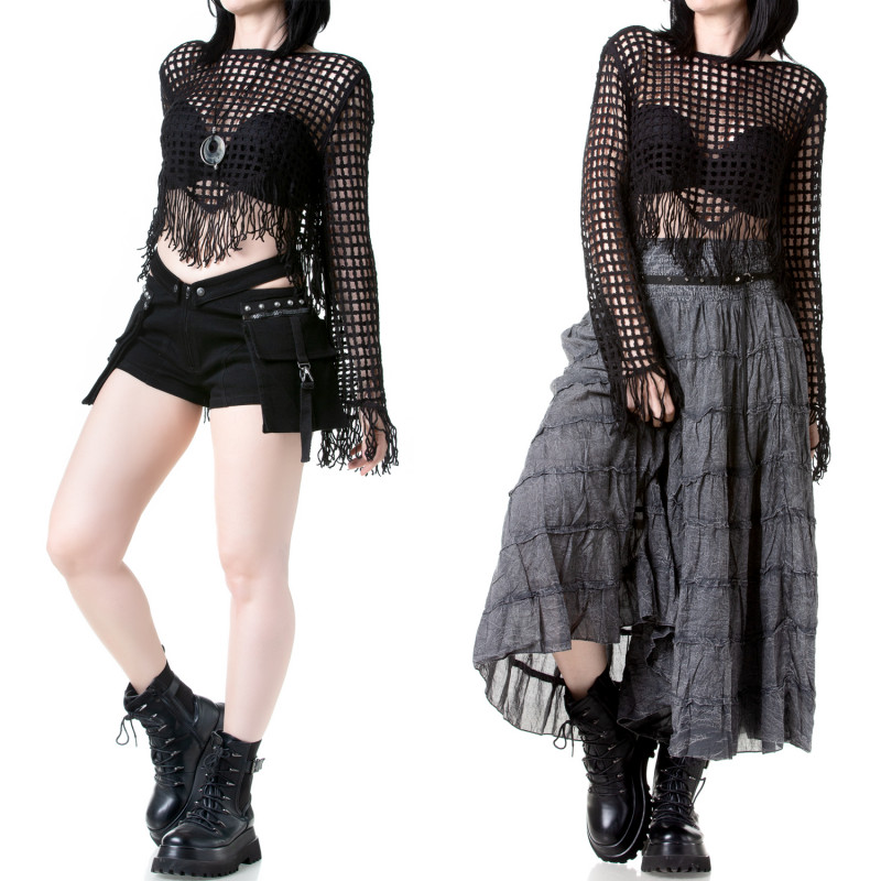 Camisola de Malha com Franjas