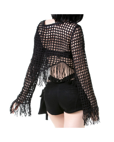 Camisola de Malha com Franjas