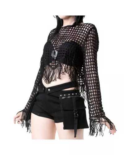 Knit Sweater with Fringes from Style Brand at €17.00