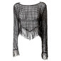 Camisola de Malha com Franjas Camisola de Malha com Franjas