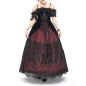 Vestido Elegante Rojo y Negro Vestido Elegante Rojo y Negro