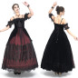 Vestido Elegante Rojo y Negro Vestido Elegante Rojo y Negro