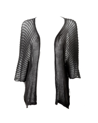 Open Mesh Cardigan