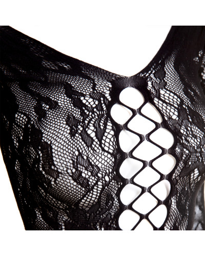 Mesh T-shirt with Flowers