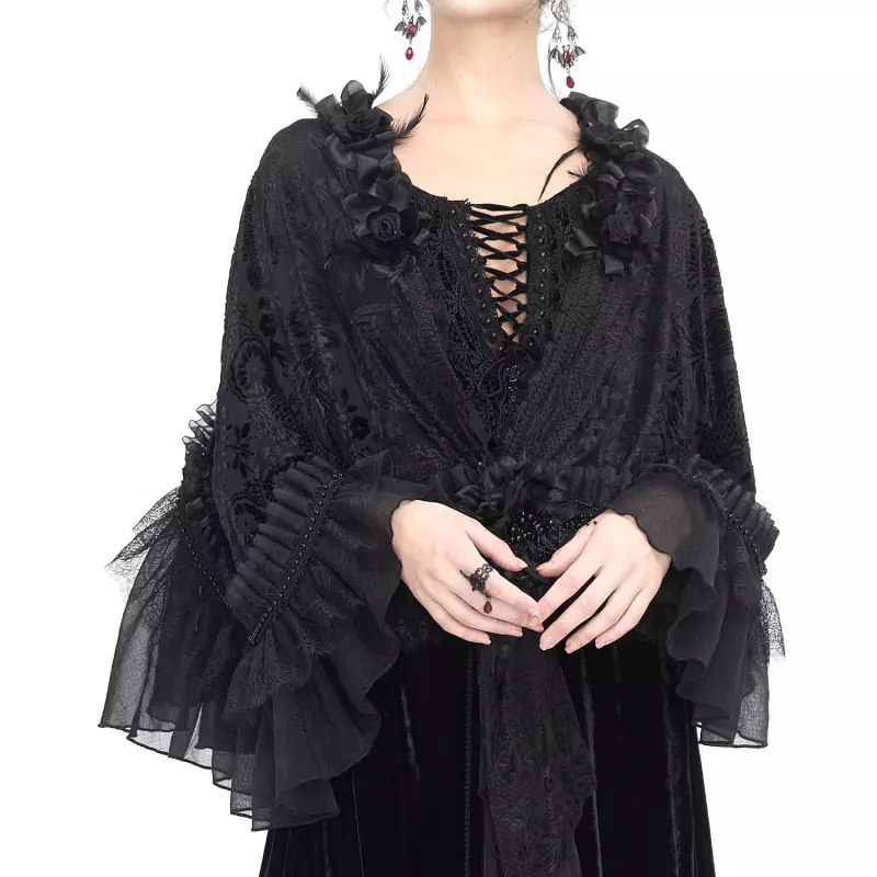 Short Elegant Cape from Devil Fashion Brand at €99.90