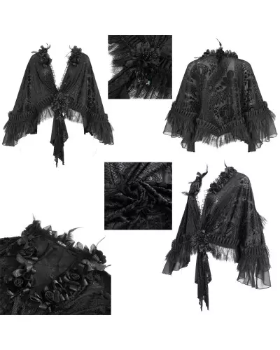 Short Elegant Cape from Devil Fashion Brand at €99.90