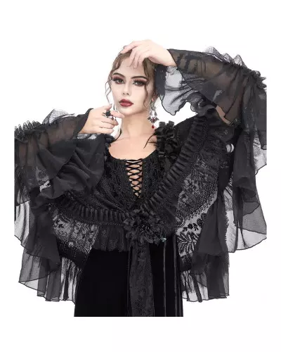 Short Elegant Cape from Devil Fashion Brand at €99.90