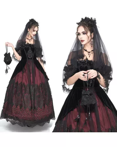 Elegantes Schwarzes Täschchen der Devil Fashion-Marke für 45,00 €