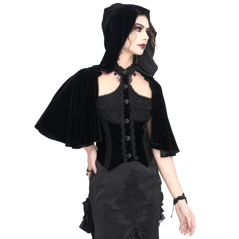 Camiseta Negra con Capucha