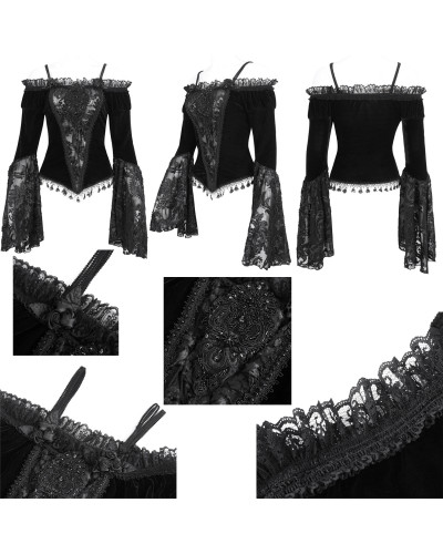 Velvet and Lace T-Shirt