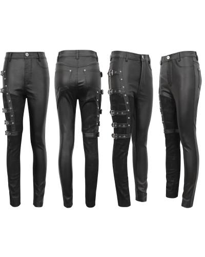 Pantalón Gótico Asimétrico con Cruzado