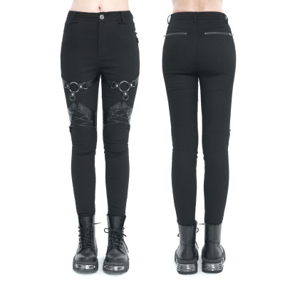 Gothic Hose mit Ringen