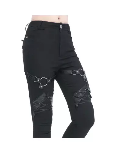 Pantalon avec Anneaux de la Marque Devil Fashion à 69,99 €