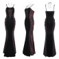 Vestido Elegante Rojo y Negro Vestido Elegante Rojo y Negro