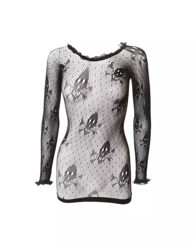 Mesh T-shirt with Skulls from Style Brand at €9.00