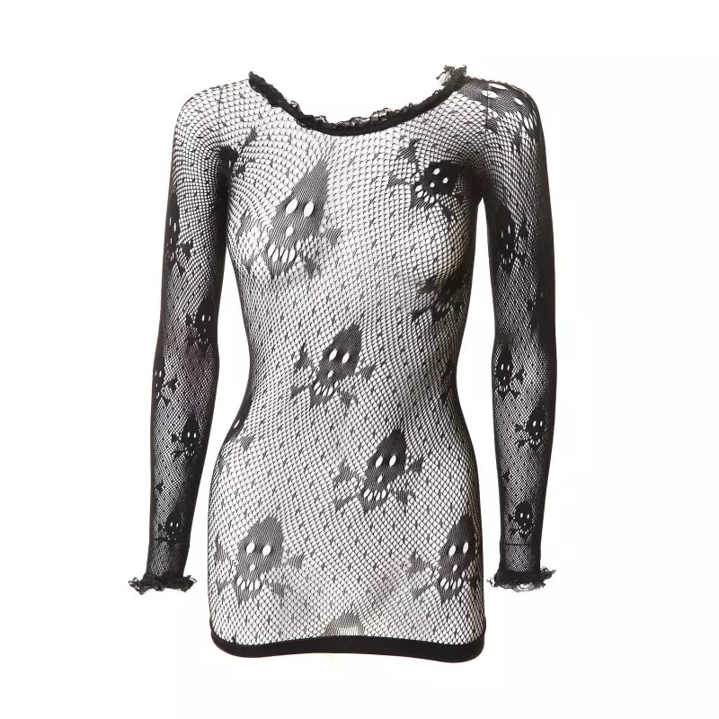 Mesh T-shirt with Skulls from Style Brand at €9.00