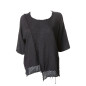 Asymmetric T-Shirt with Mesh Asymmetric T-Shirt with Mesh