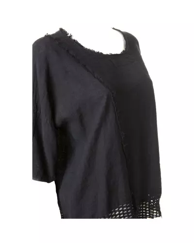 Asymmetric T-Shirt with Mesh from Style Brand at €21.00