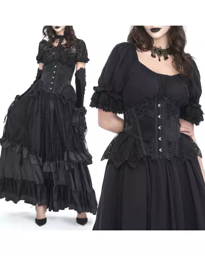 Underbust Corset with Lace from Devil Fashion Brand at €59.00