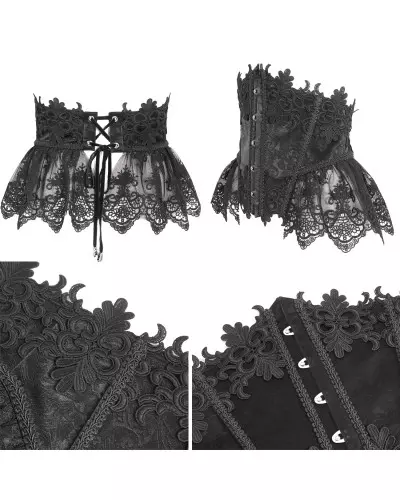 Underbust Corset with Lace from Devil Fashion Brand at €59.00