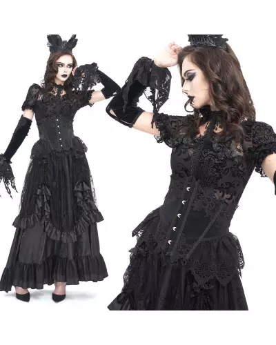 Underbust Corset with Lace from Devil Fashion Brand at €59.00