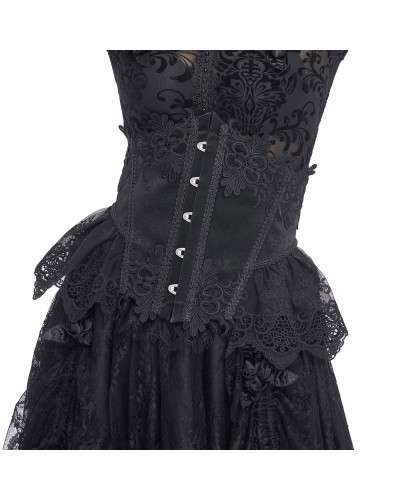 Corsé Abaixo do Peito com Renda