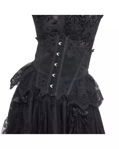 Underbust Corset with Lace from Devil Fashion Brand at €59.00