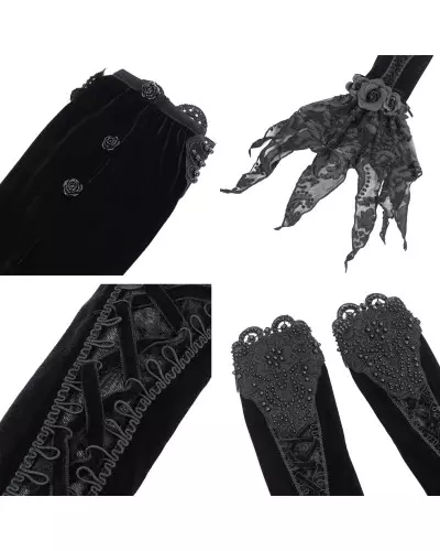 Elegant Long Gloves from Devil Fashion Brand at €57.50