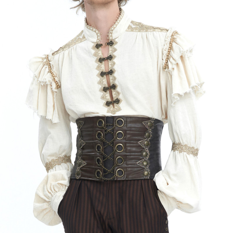 Brown Girdle for Men