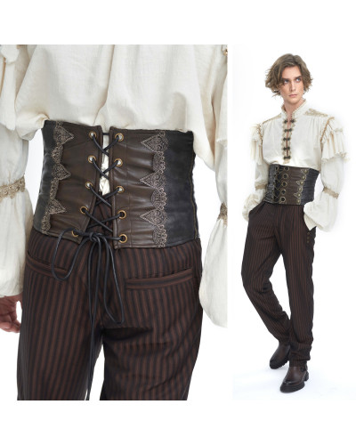 Brown Girdle for Men