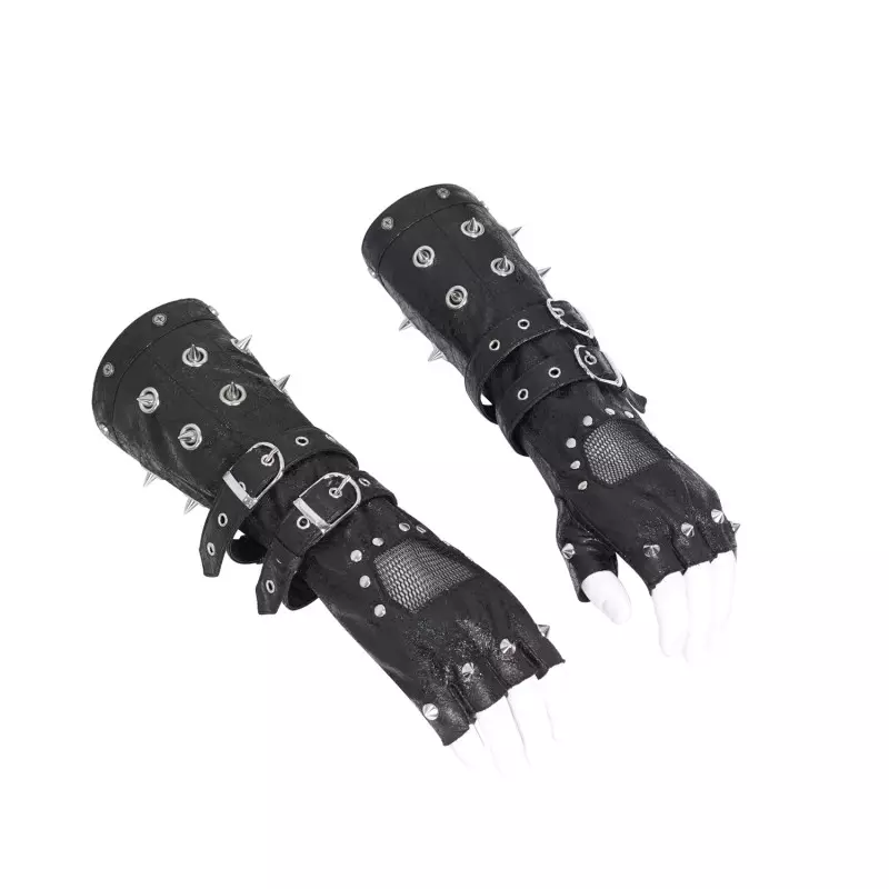 Black Buckled Mittens for Men from Devil Fashion Brand at €60.00